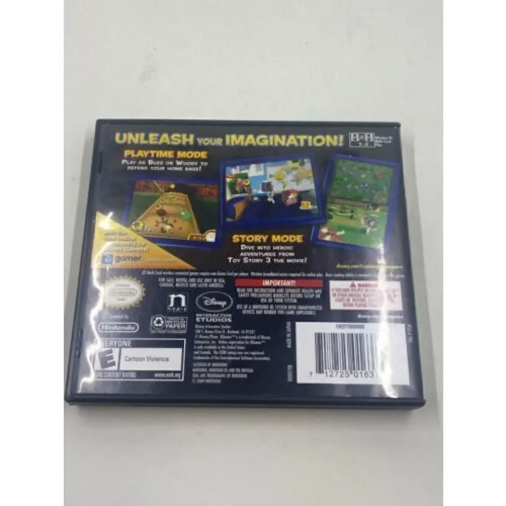 Toy Story 3: The Video Game - Nintendo DS Game with case & manuel